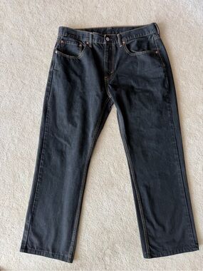 Levi's 559 Men's Dark Black Straight Jeans